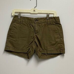 Women’s Ann Taylor 100% cotton Chocolate Brown Casual Shorts size 0